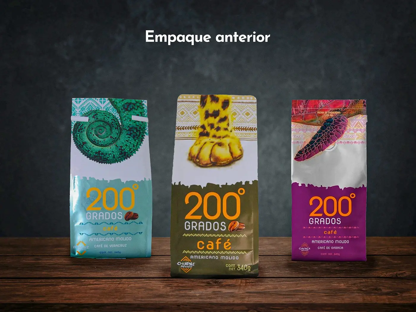 Empaque de café molido de la marca 200 Grados Café — vista 2